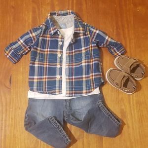 Baby gap collared shirt for boy